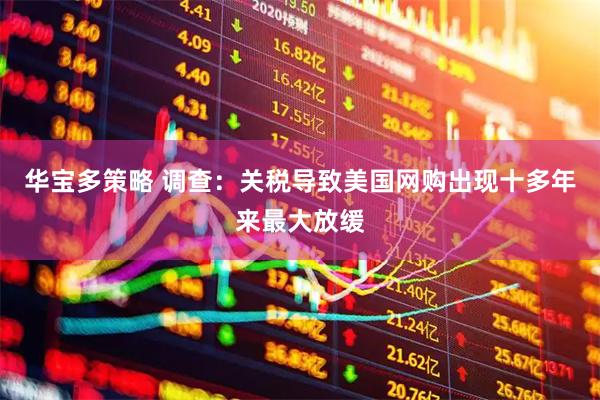 华宝多策略 调查：关税导致美国网购出现十多年来最大放缓